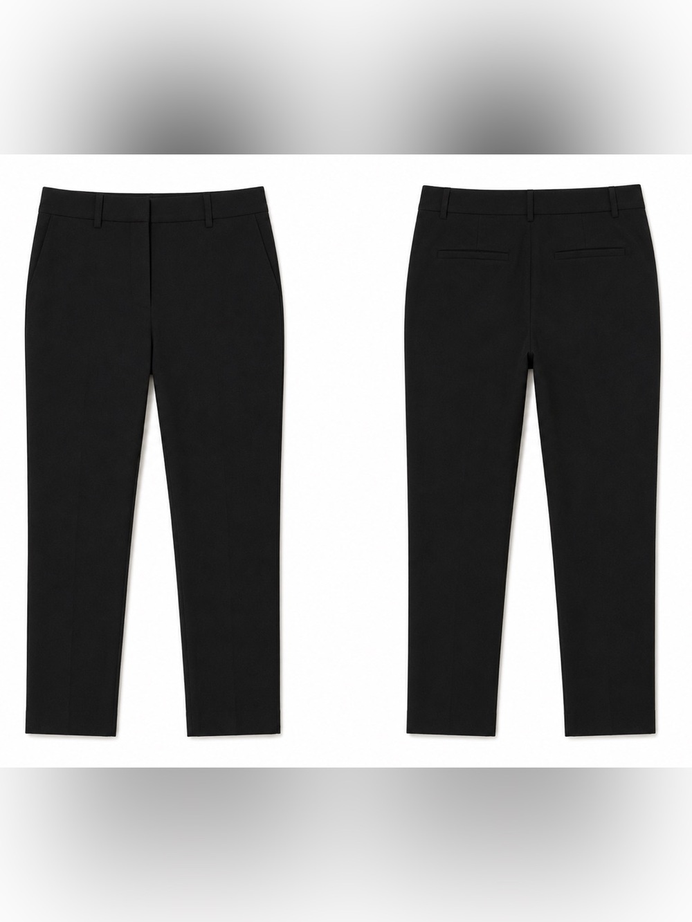 Babaton Black Cropped Ankle Pants - Picture 2 of 16